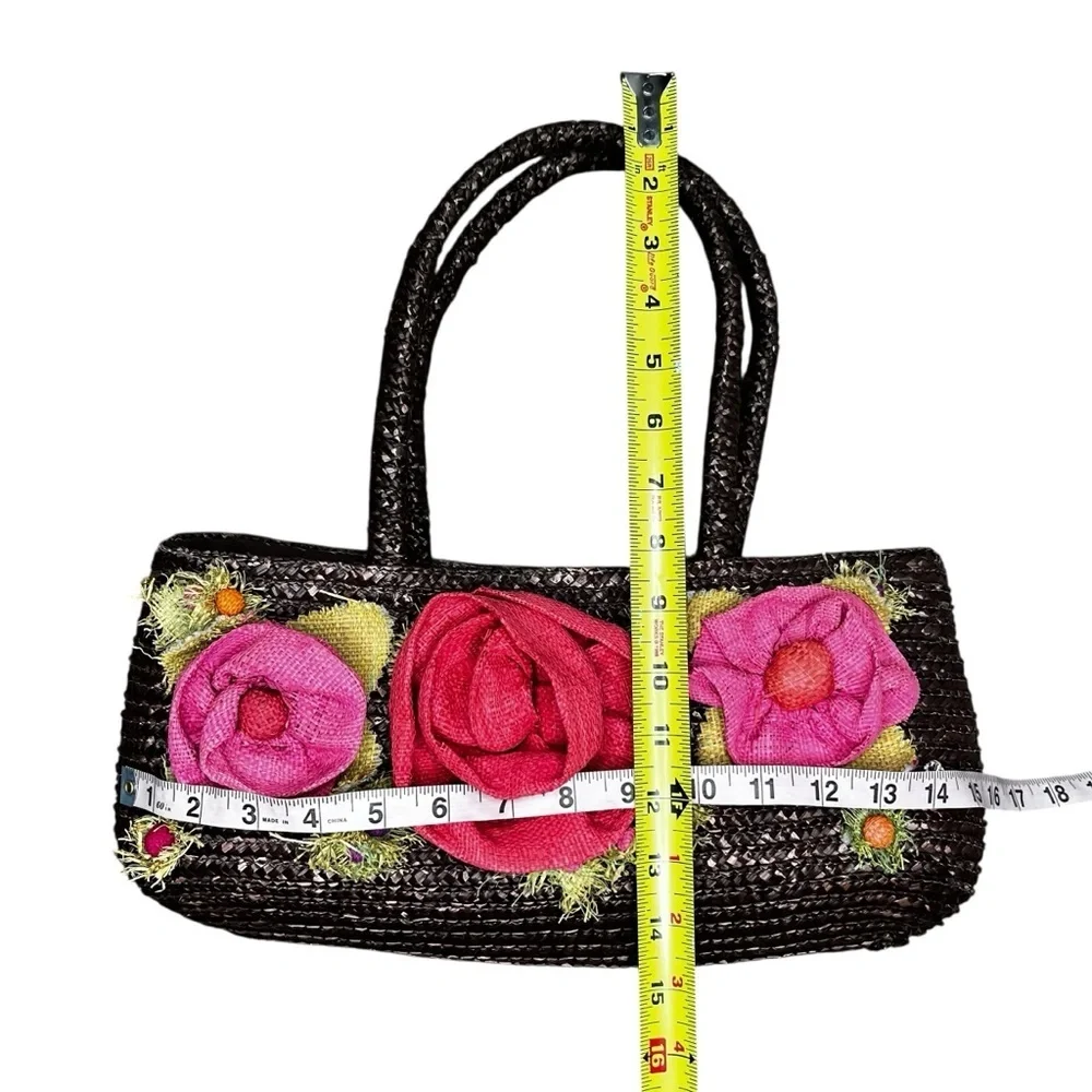 Flora Bella Straw Handbag - Picture 10 of 11